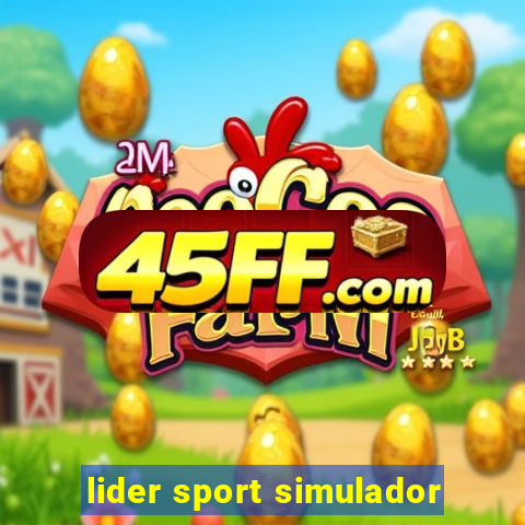 lider sport simulador